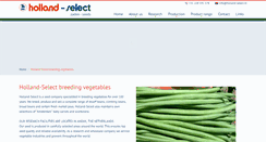 Desktop Screenshot of holland-select.com